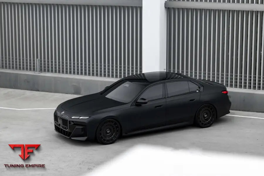 BMW 7-SERIES FORGED WHEELS AND EXHAUST SYSTEM