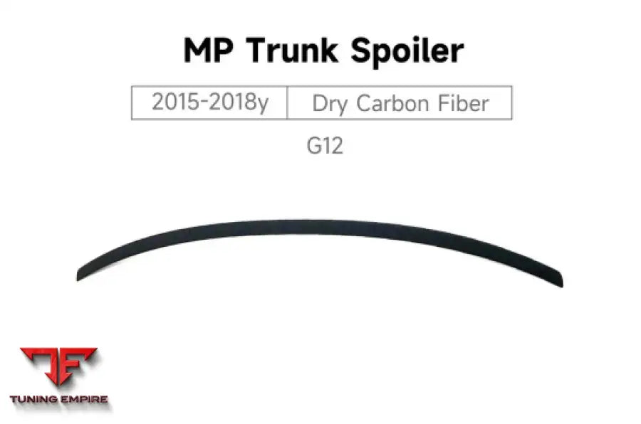 BMW 7 SERIES G12 MP TRUNK SPOILER 2015-2018y