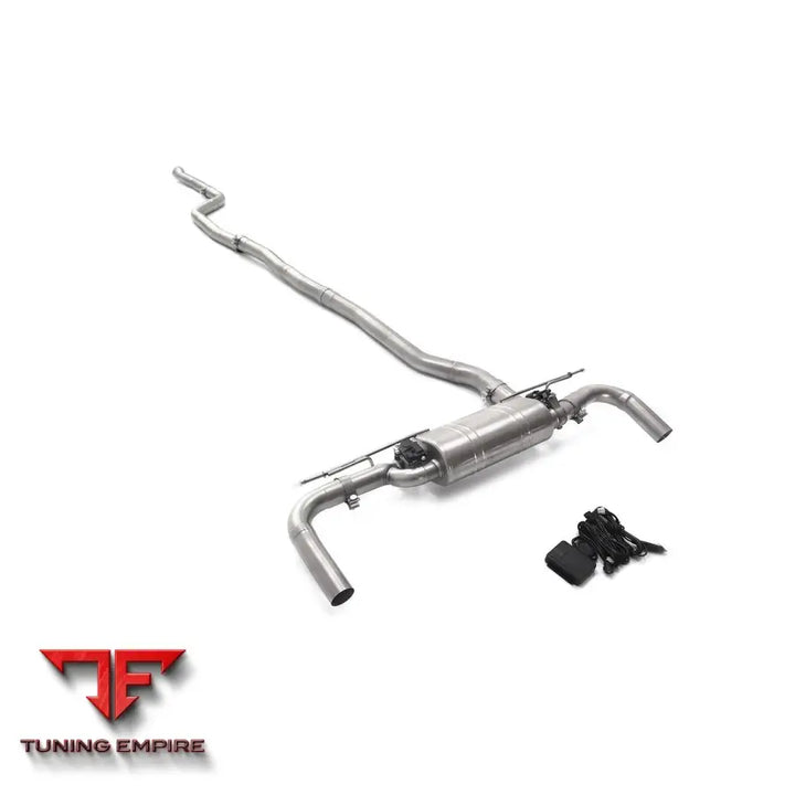 BMW 740Li G12 STAINLESS STEEL CATBACK RAZOR EXHAUST WITH MUFFLER VALVE
