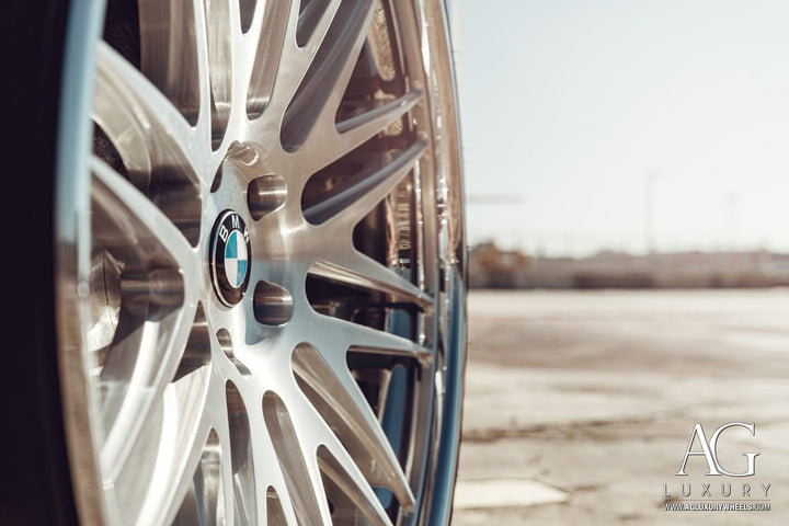 BMW 750i on custom forged wheels
