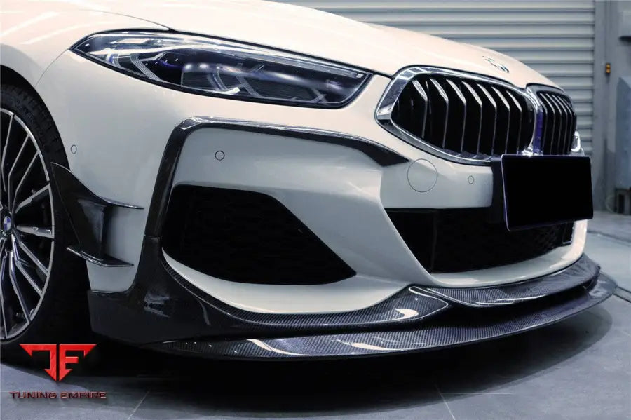 Bmw 8 Series G14 Convertibleg15 Coupeg16 4Dr-Gran Coupe 840850 Imp Style Carbon Fiber Front Lip Bsd