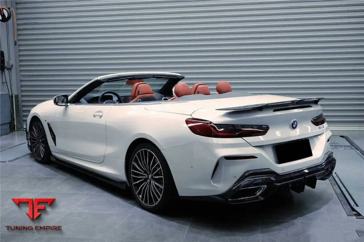 Bmw 8 Series G14 Convertibleg15 Coupeg16 4Dr-Gran Coupe 840850 Imp Style Carbon Fiber Rear Diffuser