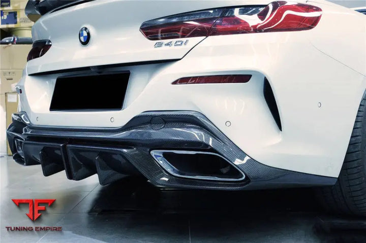 Bmw 8 Series G14 Convertibleg15 Coupeg16 4Dr-Gran Coupe 840850 Imp Style Carbon Fiber Rear Diffuser