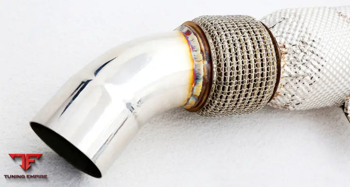 Bmw B58 3.0T All Ss304 Catless Downpipe With Heat Shield Exhaust System