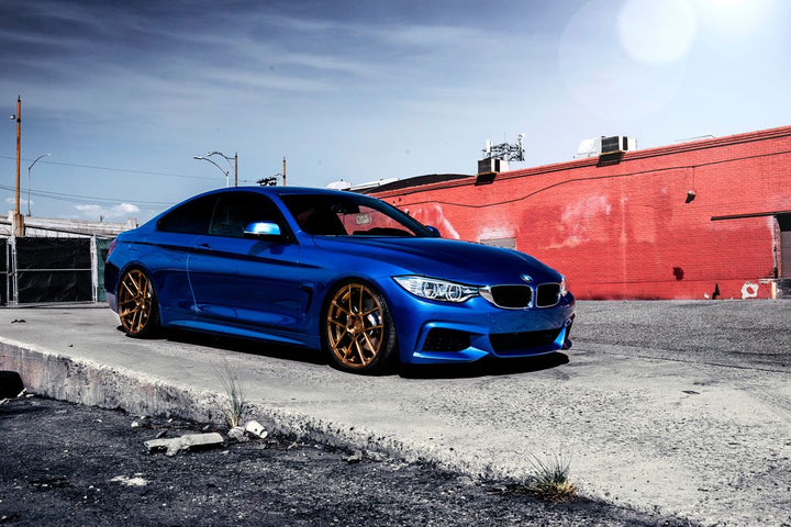 BMW F32 435I on custom forged wheels