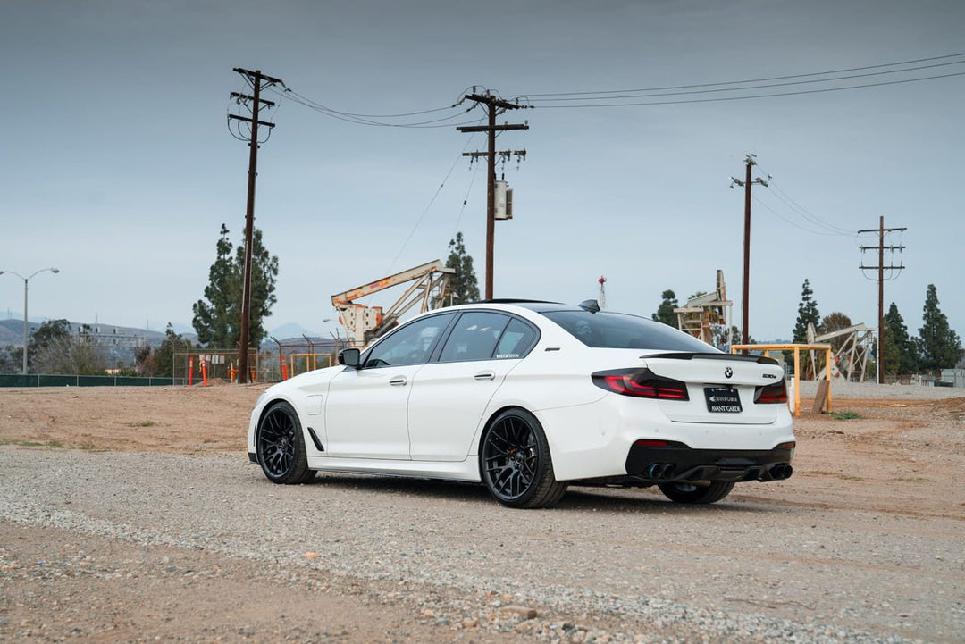BMW G30 530E on custom forged wheels