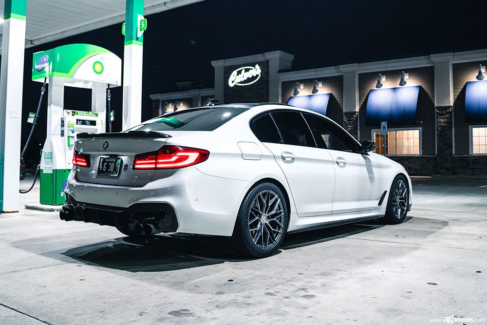 BMW G30 M550I on custom forged wheels