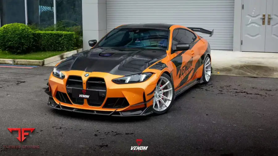 BMW G80 G82 G83 M3 M4 DRY PRE-PREG CARBON VENOM SPORT SERIES FRONT CANARDS - Body Trim