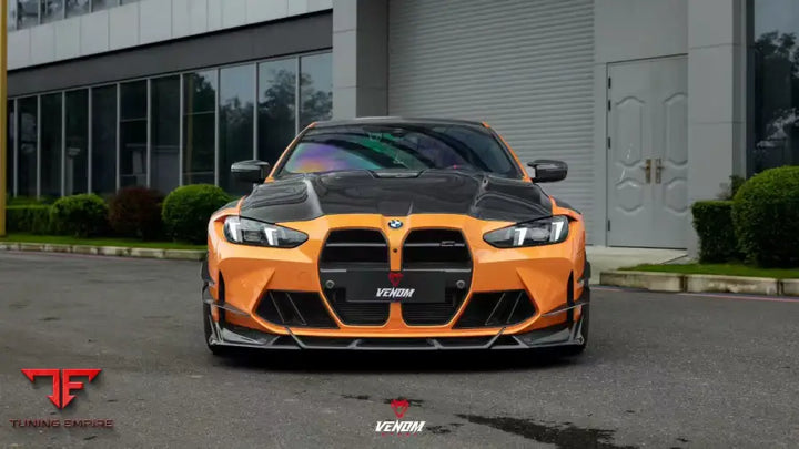 BMW G80 G82 G83 M3 M4 DRY PRE-PREG CARBON VENOM SPORT SERIES FRONT LIP - Front Lip