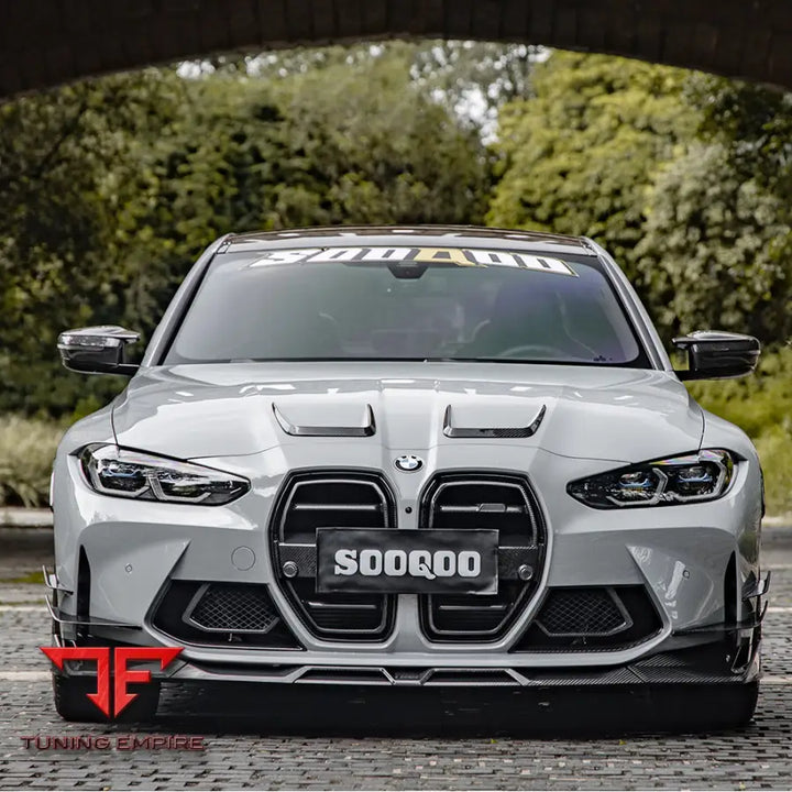 BMW G80 M3 G82 M4 HOOD TRIM IN PREPREG CARBON FIBRE - Carbon Fibre Parts