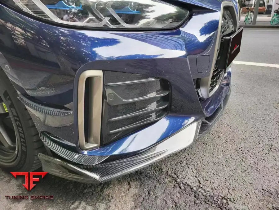 BMW I4 M50 EDRIVE 40 G26 & 4 SERIES GRAN COUPE M440I 430I G26 2022-ON AE STYLE FRONT CANARDS - Body Trim