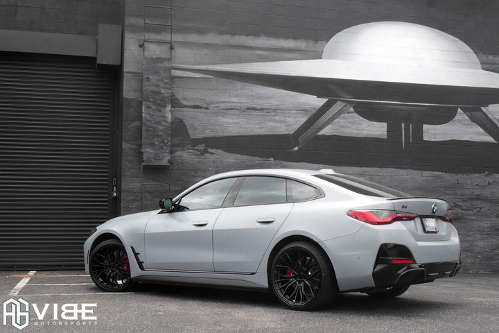 BMW I4 M50 on custom forged wheels