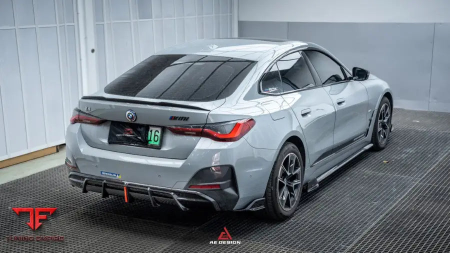 BMW i4 M50 G26 AE Design rear diffuser and canard set