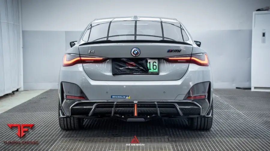 BMW i4 M50 G26 AE Design rear diffuser and canard set