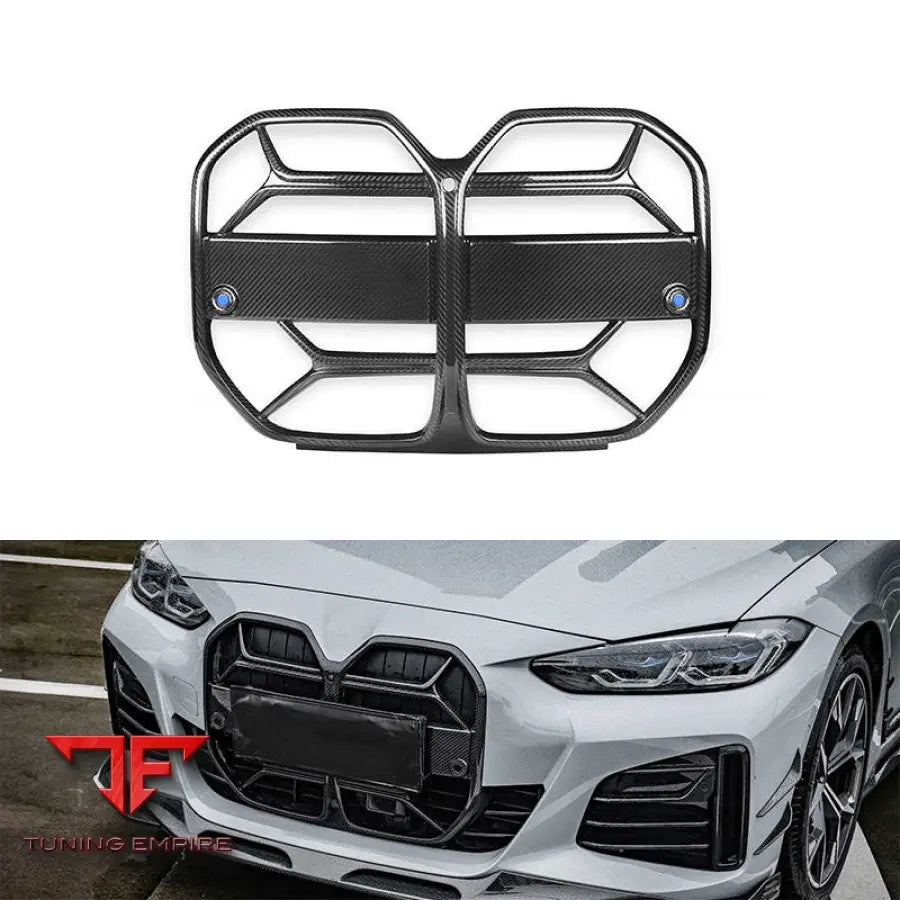 BMW I4 M50 G26 CARBON FIBER FRONT GRILLE 2021Y