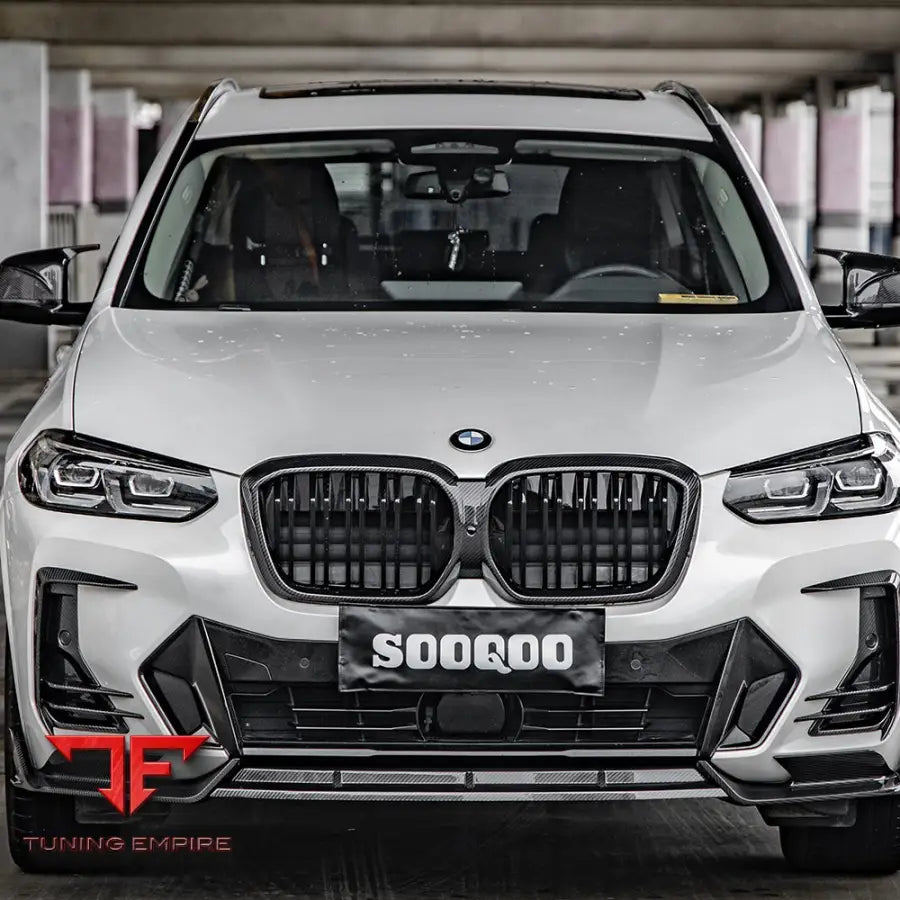 BMW IX3 G08 FRONT LIP IN PREPREG CARBON FIBRE - Carbon Fibre Parts