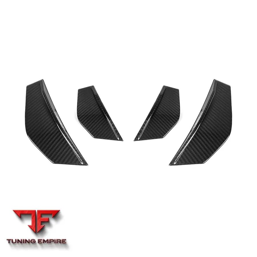 BMW M2 F87 FRONT CANARDS IN PREPREG CARBON FIBRE - Carbon Fibre Parts