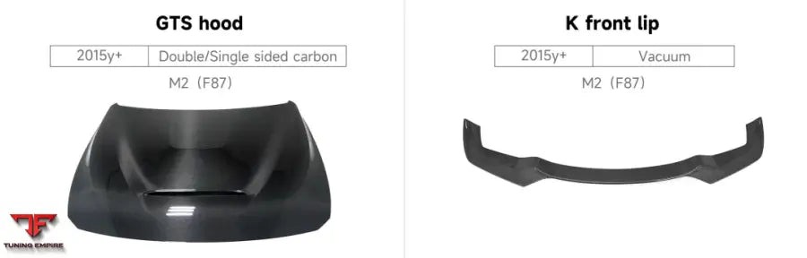 BMW M2 (F87) PARTS 2015y+