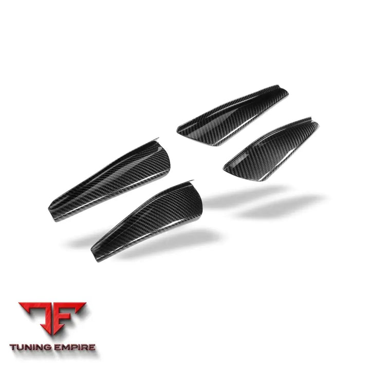 BMW M2 G87 CARBON FIBER AERO FRONT BUMPER CANARDS