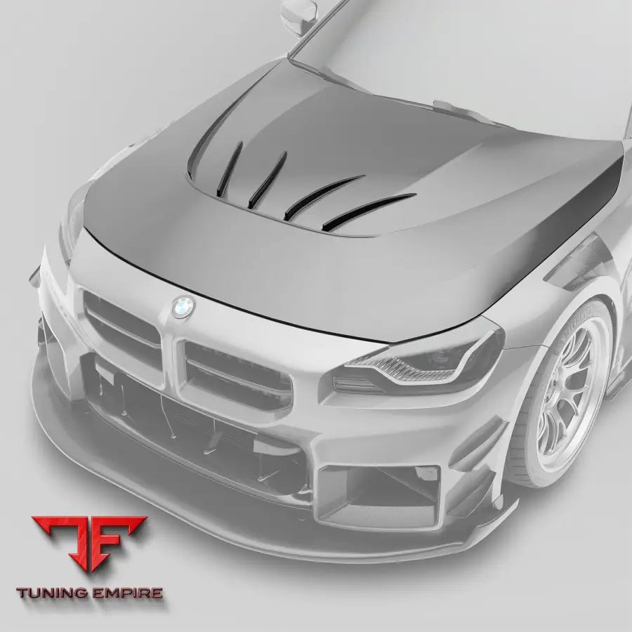 BMW M2 G87 CARBON FIBER AERO HOOD & STRAKES