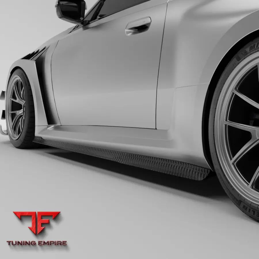 BMW M2 G87 CARBON FIBER AERO SIDE SKIRTS