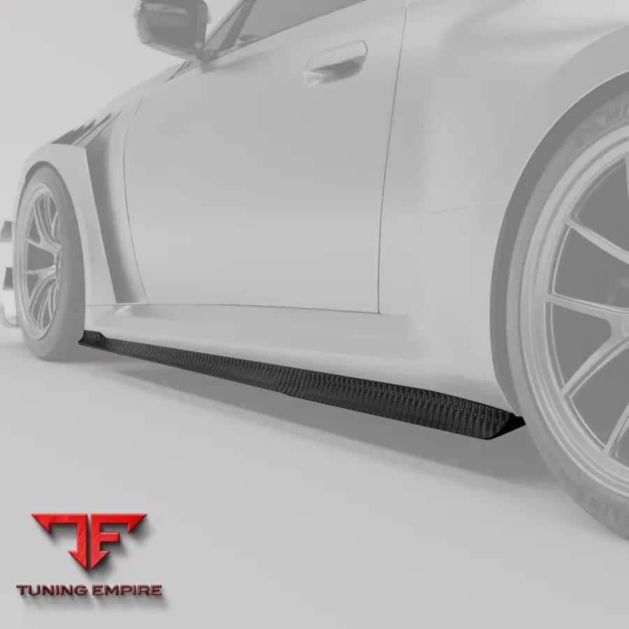 BMW M2 G87 CARBON FIBER AERO SIDE SKIRTS