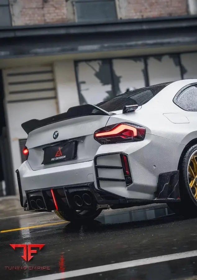 BMW M2 G87 M240i AE Design rear spoiler