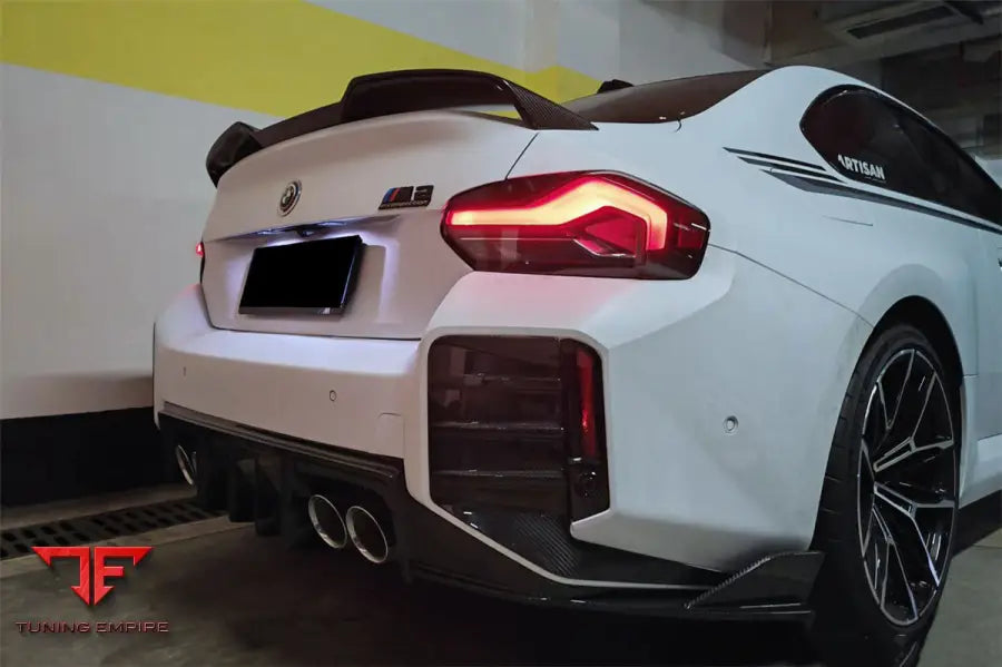 Bmw M2 G87 Od-B Style Dry Carbon Fiber Trunk Spoiler Bsd