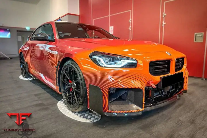 Bmw M2 G87 Od-Mp Style Dry Carbon Fiber Front Bumper Air Inlet Trim Bsd