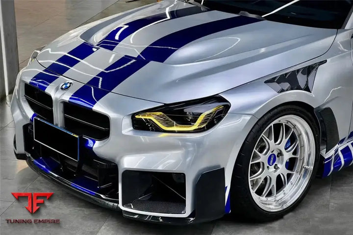 Bmw M2 G87 Od-Mp Style Dry Carbon Fiber Front Bumper Air Inlet Trim Bsd