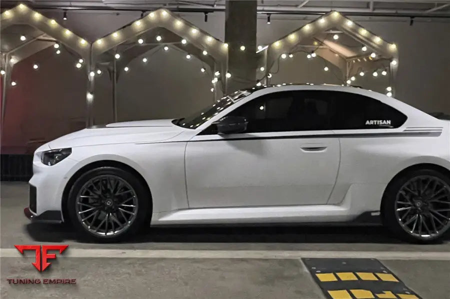 BMW M2 G87 OD STYLE DRY CARBON FIBER SIDE SKIRTS BSD