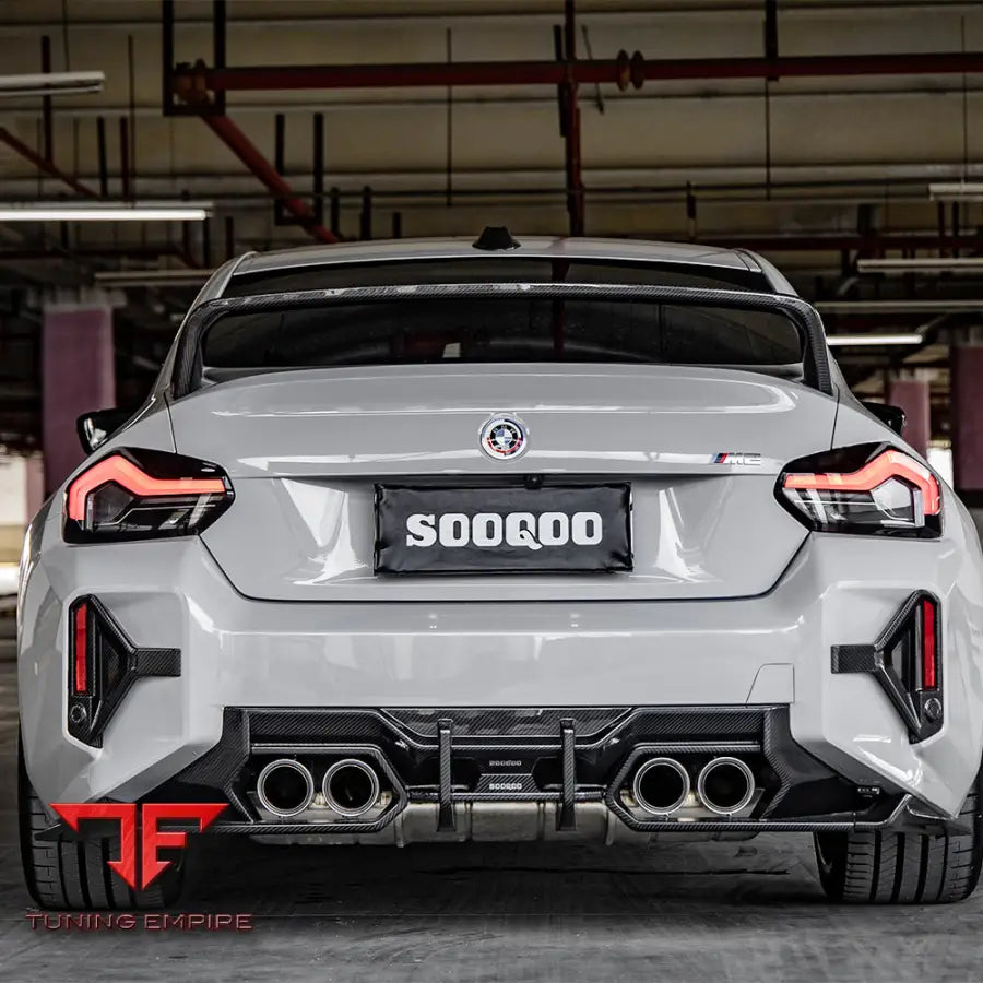 BMW M2 G87 REAR DIFFUSER IN PREPREG CARBON FIBRE (V1) - Carbon Fibre Parts