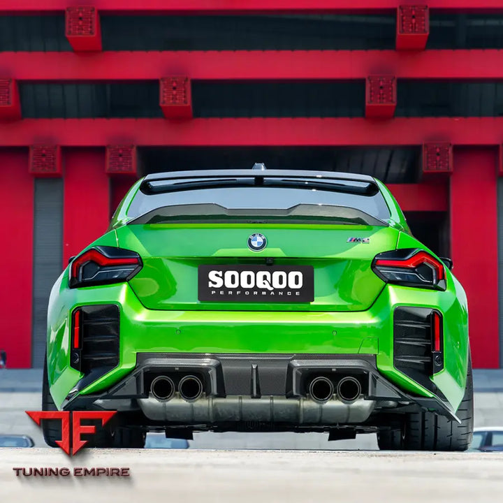 BMW M2 G87 REAR DIFFUSER IN PREPREG CARBON FIBRE (V2) - Carbon Fibre Parts