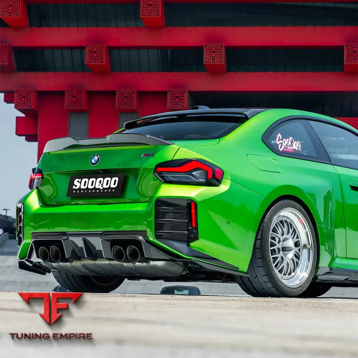 BMW M2 G87 REAR DIFFUSER IN PREPREG CARBON FIBRE (V2) - Carbon Fibre Parts
