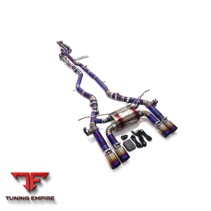 BMW M2 G87 TITANIUM CATBACK RAZOR EXHAUST WITH MUFFLER VALVE