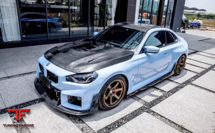 BMW M2/M2C G87 CARBON FIBER TEMPERED GLASS HOOD