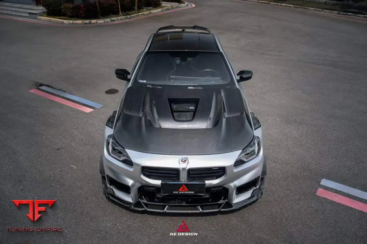 BMW M2CS M2 G87 & 2 SERIES 230I M240I G42 ART VENTED TRANSPARENT GLASS V2 HOOD - Hood
