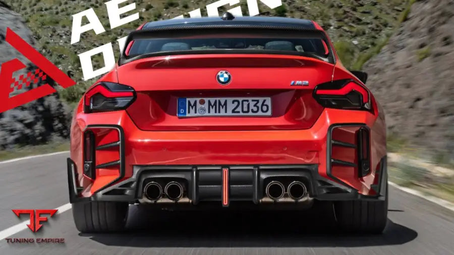 BMW M2 G87 AE Design rear bumper upper valences