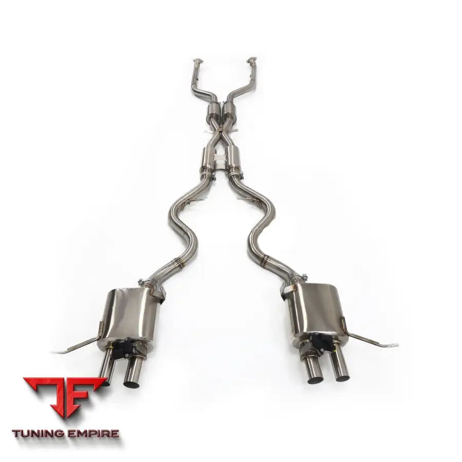 BMW M3 E90 E92 E93 S63 V8 4.0L STAINLESS STEEL CATBACK RAZOR EXHAUST WITH MUFFLER VALVE