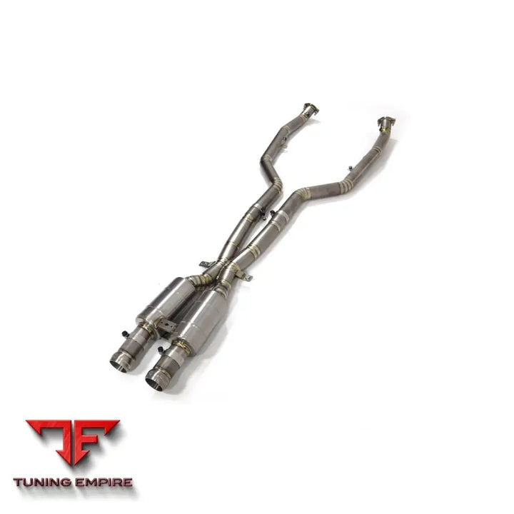 BMW M3 E90 E92 TITANIUM RAZOR EXHAUST MIDDLE PIPE WITH MUFFLER VALVE