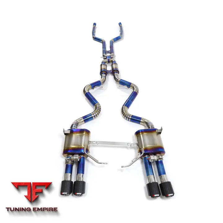 BMW M3 E92 E93 4.0 TITANIUM CATBACK RAZOR EXHAUST WITH MUFFLER VALVE