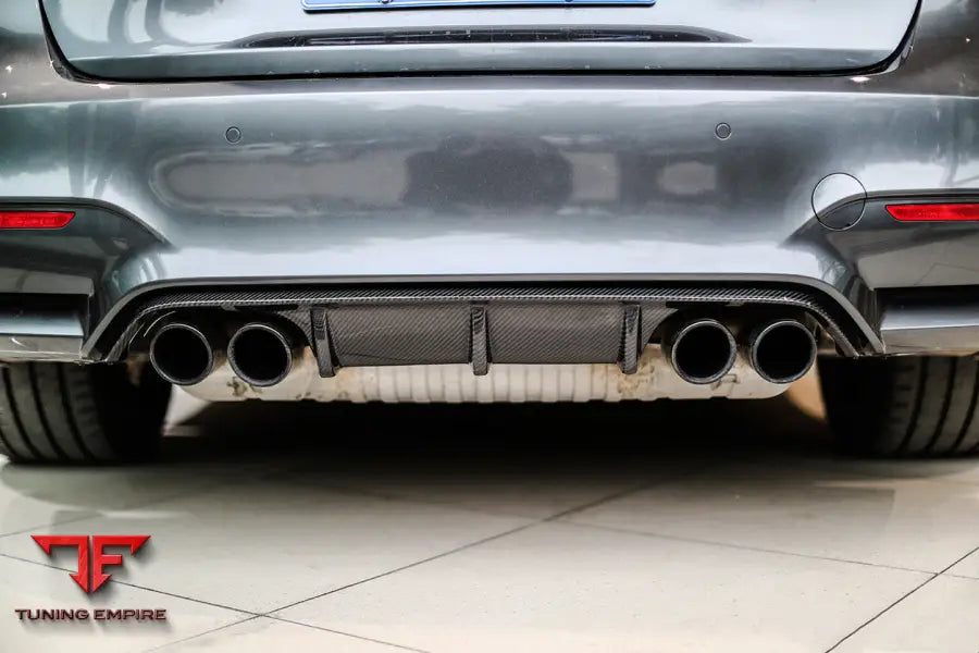 BMW M3 F80 & M4 F82 MP STYLE CARBON FIBER REAR DIFFUSER BSD