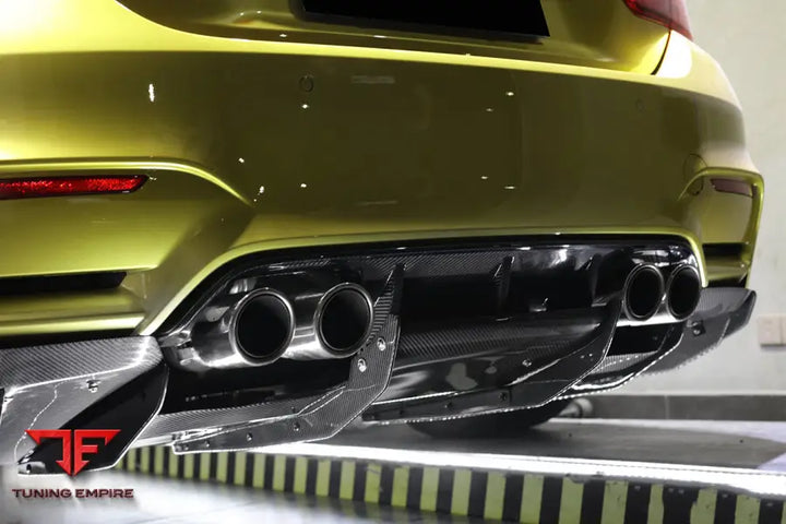 BMW M3 F80 & M4 F82 VA STYLE CARBON FIBER REAR LIP BSD