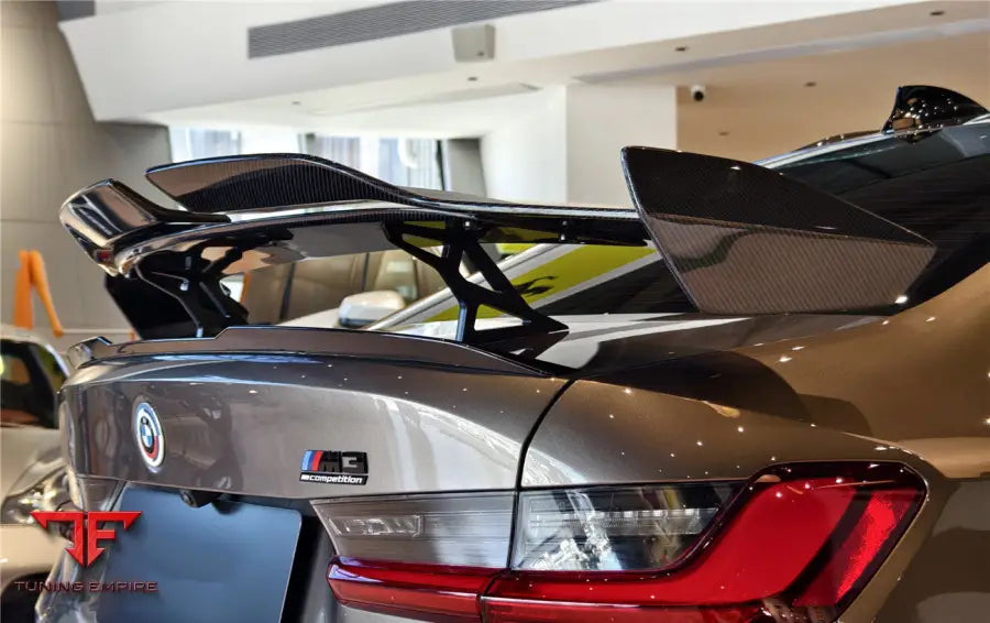 Bmw M3 G80 & 3 Series G20 M4 G82 4 G22 Bkssii Style Carbon Fiber Trunk Wing With Aluminum Slloy