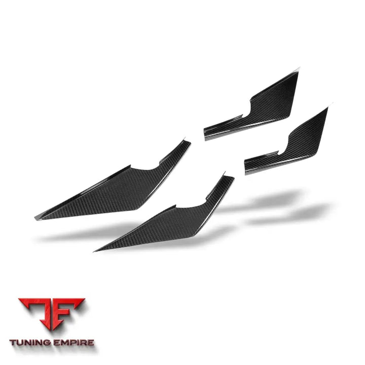 BMW M3 G80 CARBON FIBER AERO FRONT BUMPER CANARDS