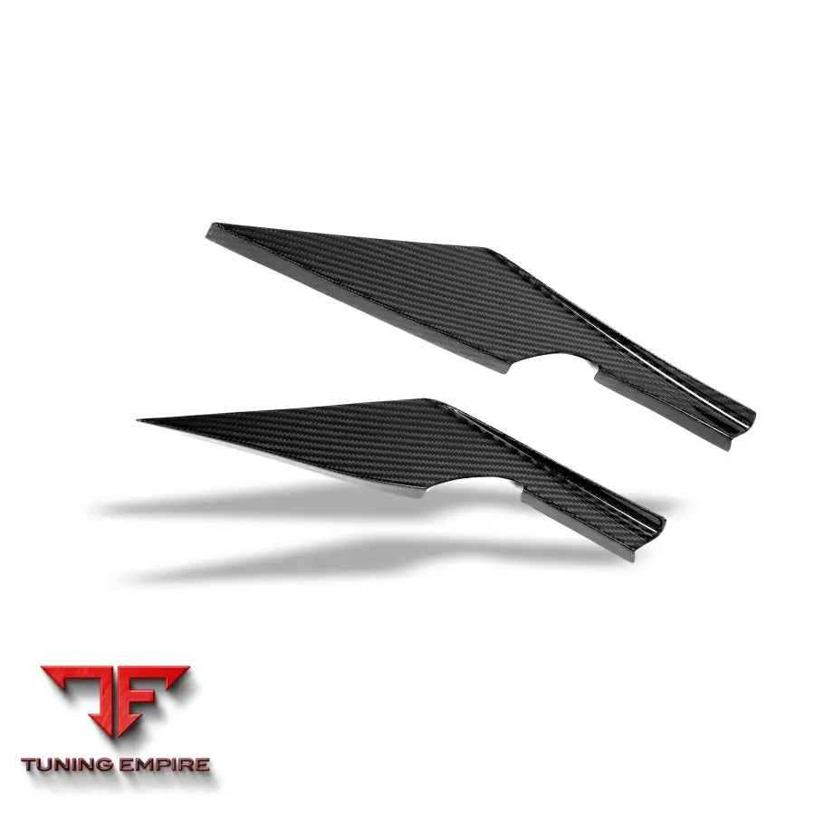 BMW M3 G80 CARBON FIBER AERO FRONT BUMPER CANARDS
