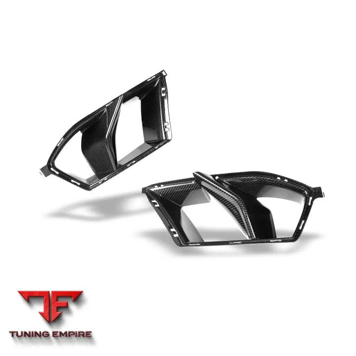 BMW M3 G80 CARBON FIBER AERO FRONT BUMPER INLETS