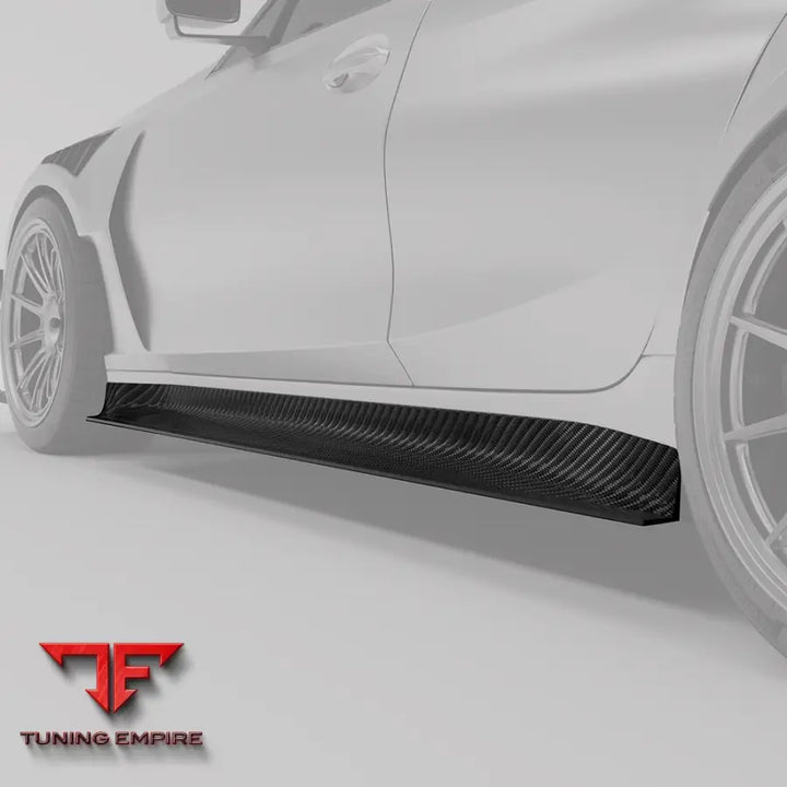 BMW M3 G80 CARBON FIBER AERO SIDE SKIRTS