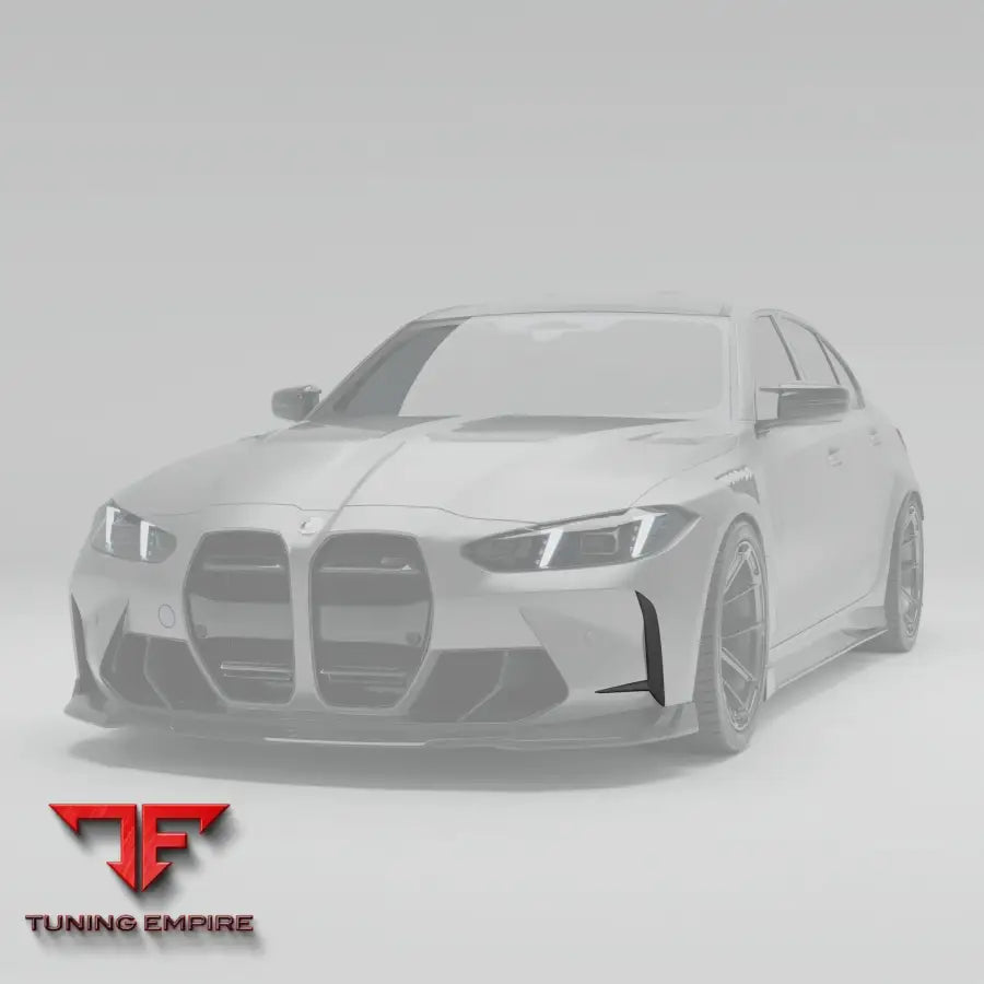 BMW M3 G80 CARBON FIBER FRONT BUMPER CANARDS
