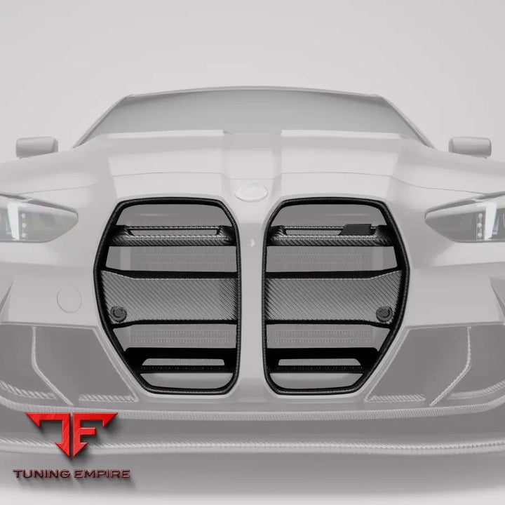 BMW M3 G80 CARBON FIBER RACE FRONT GRILL (WITHOUT ACC)